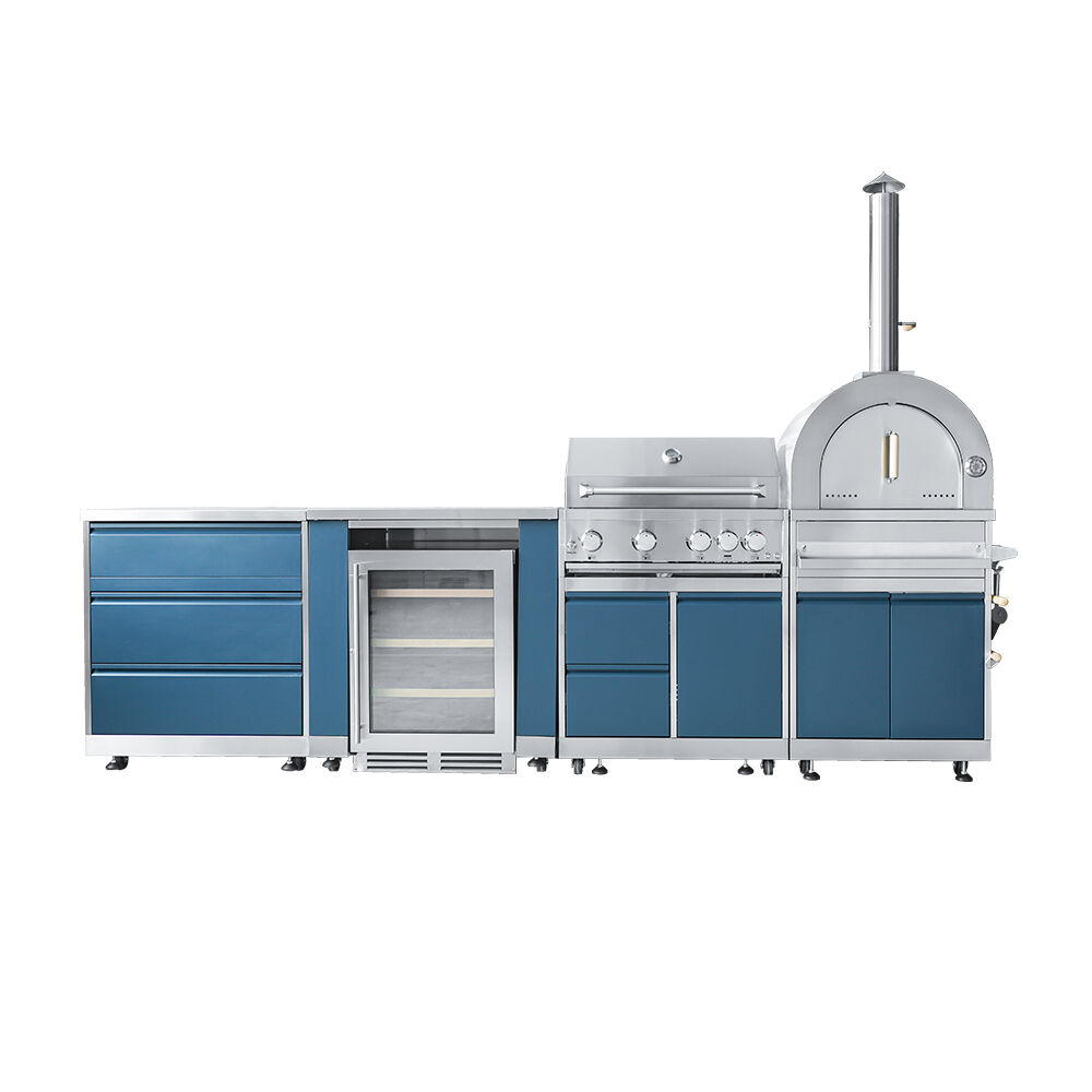Outdoor kitchen systems for hospitality projects